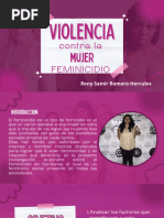 Presentacion Empoderamiento Femenino Moderno Morado