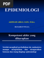 Konsep Dasar Epidemiologi