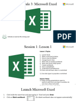 Microsoft Excel Student PPT Slides