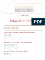 English Türkçe