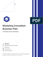 Marketing Consultant Business Plan