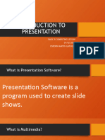 Introduction To Presentation-Bs7 Computing