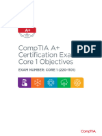 Comptia A 220 1101 Exam Objectives