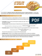 Starch Based Spirits-Yield Calculation