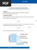Informe #04 - Variación de La Presión Con La Profundidad