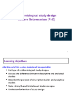 Lecture-3 - Three - Study Design Select