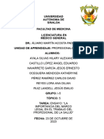 Ensayo - La Importancia Del Marco Legal en El Trabajo Del Profesional de La Salud