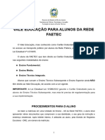 Vale Educação para A Rede Faetec Manual V 1.0