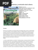 Geologia Dinamica y Evolucion de La Tier