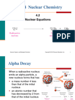 4.2 Nuclear Reactions