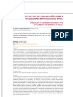 Estudo de Caso - Uma Reflexão Sobre A Aplicabilidade em Pesquisas No Brasil