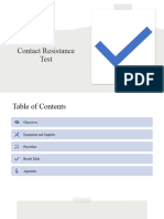 Contact Resistance Test