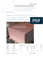 11 Types of Printed Circuit Board Raw Material Specification