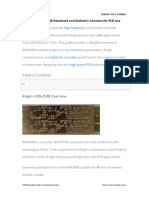 Rogers RO4350B Datasheet and Dielectric Constant For PCB Use