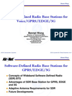 Software-Defined Radio Base Stations For Voice/GPRS/EDGE/3G: Bennet Wong