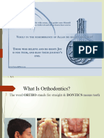 Classification of Malocclusion