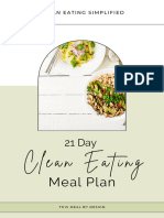 21-Day Clean Eating Meal Plan With Links