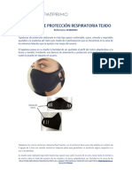 9.tapabocas de Proteccion Respiratorio Textil