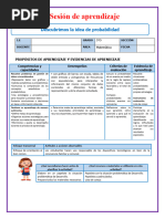 Sesión Matemática - Descubrimos La Probabilidad