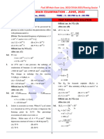 2506 Chemistry Paper With Solution Evening