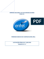 Terminos Basicos de Contratacion LP 108 2018 Exadata X7-2