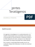 Agentes Teratógenos y Factores Preventivos