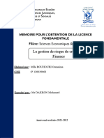 La Gestion de Risque de Crédit en Finance