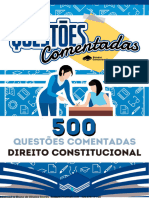 500 Questões Direito Constitucional - Só Questões