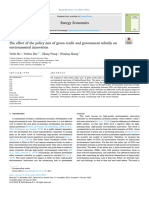 The Effect of The Policy Mix of Green Credit and Government 2023 Energy Eco