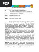 INFORME Y RESOLUCION DE PRESCRIPCION Arq. REYNALDO Y OTROS