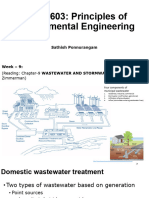 ENEN-603 Week-9 WasteWaterTreatment