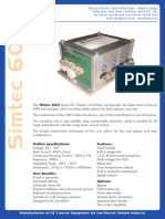 Simtec 600 Data Sheet