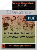 Os Literatos em Lisboa - A Ferreira de Freitas - IBA MENDES