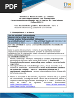 Guía de Actividades y Rúbrica de Evaluación - Unidad 3 - Tarea 5 - Buscando Información y Gestionando Conocimiento