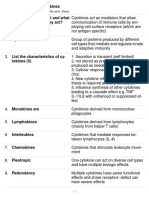 Immunology Cytokines