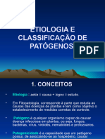 Etiologia e Classificacao de Patogenos