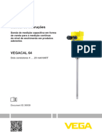 PT Manual de Instruções VEGACAL 64 4 Ƒ 20 MA HART Dois Condutores