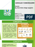 Presentación11 y 12 - Ortografía II-Los Signos de Puntuación y La Oración (Estructura)