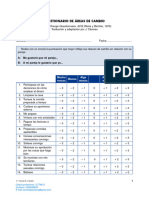 Cuestionario de Areas de Cambio