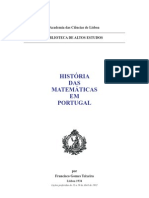 História Das Matemáticas em Portugal