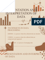 Presentation and Interpretation of Data Group 6