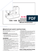 Manual Singer 1408