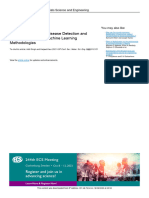 Potato Plant Leaves Disease Detection and Classification Using Machine Learning Methodologies