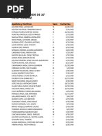 18 Alumnos (Ordenar y Filtrar)