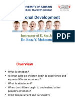 EAPPS D2.T7. Emotional Development