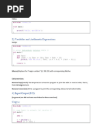 Intro Programming C