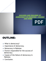 Success and Failures of Democracy in Pakistan