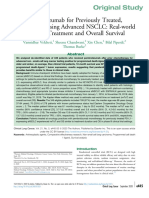 Pembrolizumab For Previously Treated