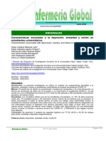 Características Asociadas A La Depresión, Ansiedad y Estrés en Estudiantes Universitarios