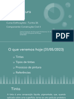 Aula 31 - Edificações 3A - Construção Civil II - Pintura em 31 - 05 - 23